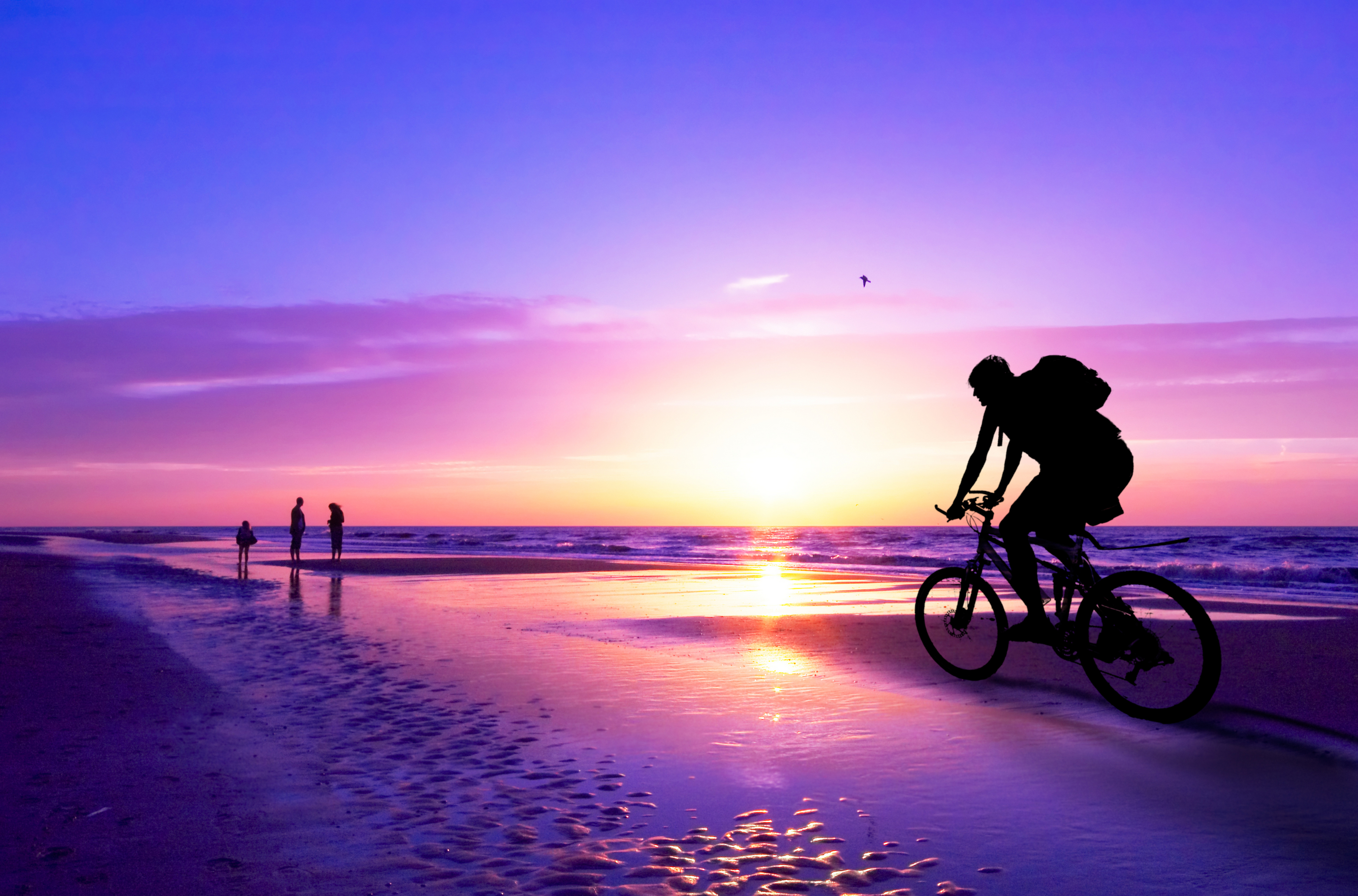 Заставка со смыслом жизни. Велосипед на закате. Велосипед на фоне заката. Велосипед красиво. Вдохновляющие картинки.